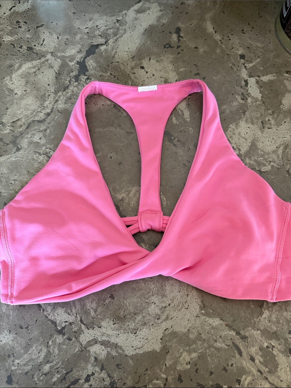 Fabletics pink bra